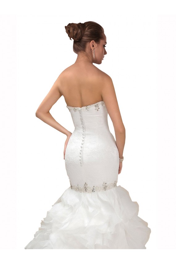 Comprar Sereia Amor Tule Comboio Capela Branco Vestidos de Noiva