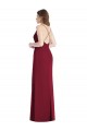 Comprar Sereia Decote V Chiffon Comprimento Chão Caçador Verde Vestidos de Madrinha