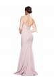 Comprar Bainha Sem alças Crepe Esticado Comboio Varredela Malva Vestidos de Madrinha / Vestidos de Noite / Vestidos de Festa