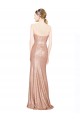 Comprar Linha A Amor Lantejoulas Comprimento Chão Ouro Rosa Vestidos de Madrinha / Vestidos de Noite / Vestidos de Festa