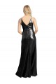 Comprar Linha A Decote V Lantejoulas Comprimento Chão Preto Vestidos de Madrinha / Vestidos de Noite / Vestidos de Festa