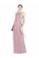 Comprar Linha A Cabeçada Chiffon Comprimento Chão Prímula Vestidos de Madrinha