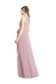 Comprar Linha A Cabeçada Chiffon Comprimento Chão Prímula Vestidos de Madrinha