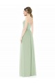 Comprar Linha A Sem alças Chiffon Comprimento Chão Sábio Vestidos de Madrinha